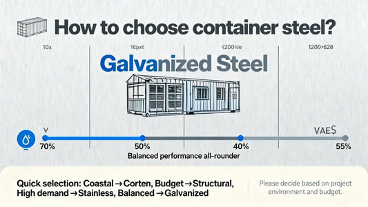 How to choose container steel? - Customized Creative Container House