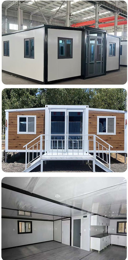20Ft 40Ft Portable Expandable Container Prefab House 2 3 4 5 Bedroom Mobile Folding - Customized Creative Container House