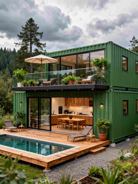 Green Container House - Customized Creative Container House