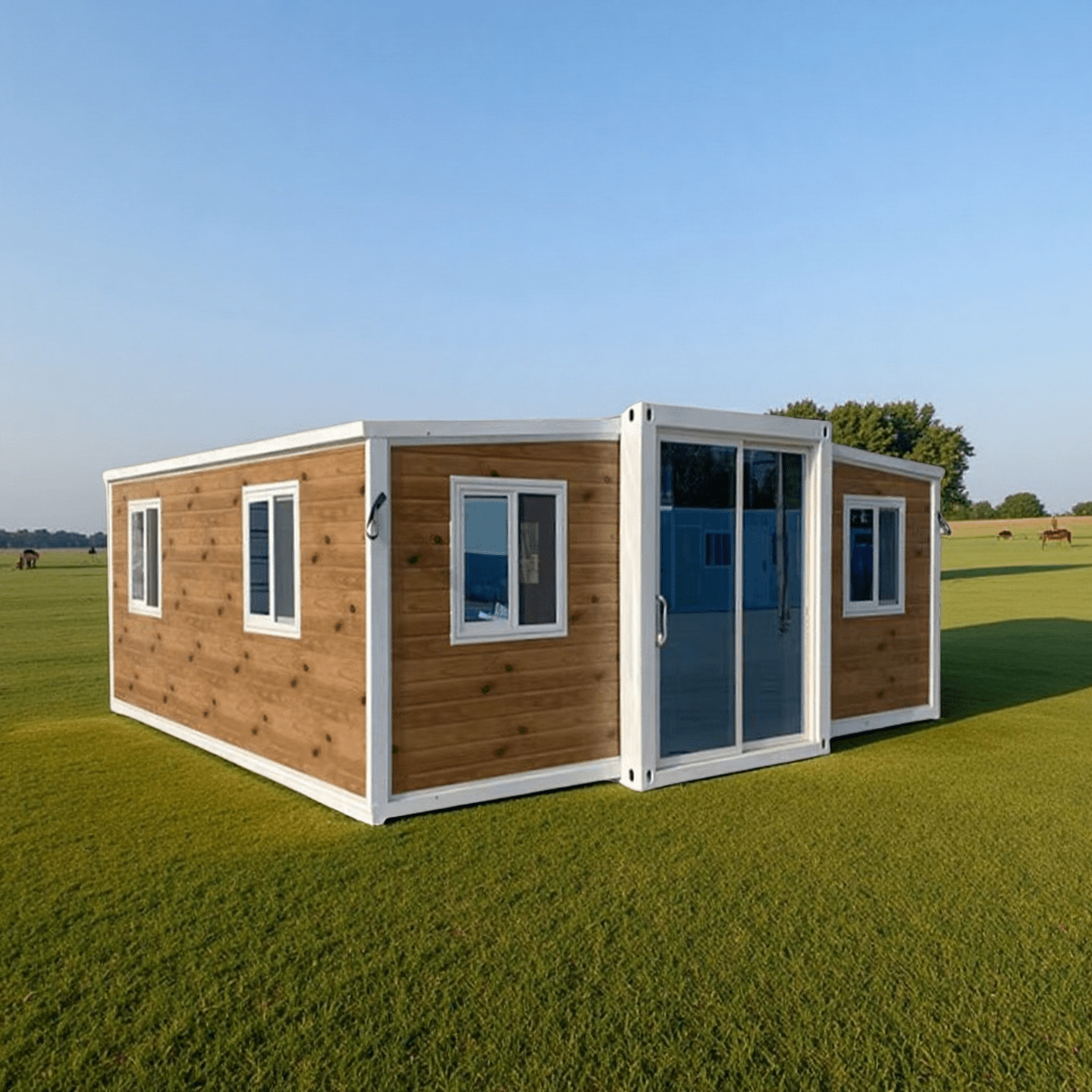 20Ft 40Ft Portable Expandable Container Prefab House 2 3 4 5 Bedroom Mobile Folding - Customized Creative Container House
