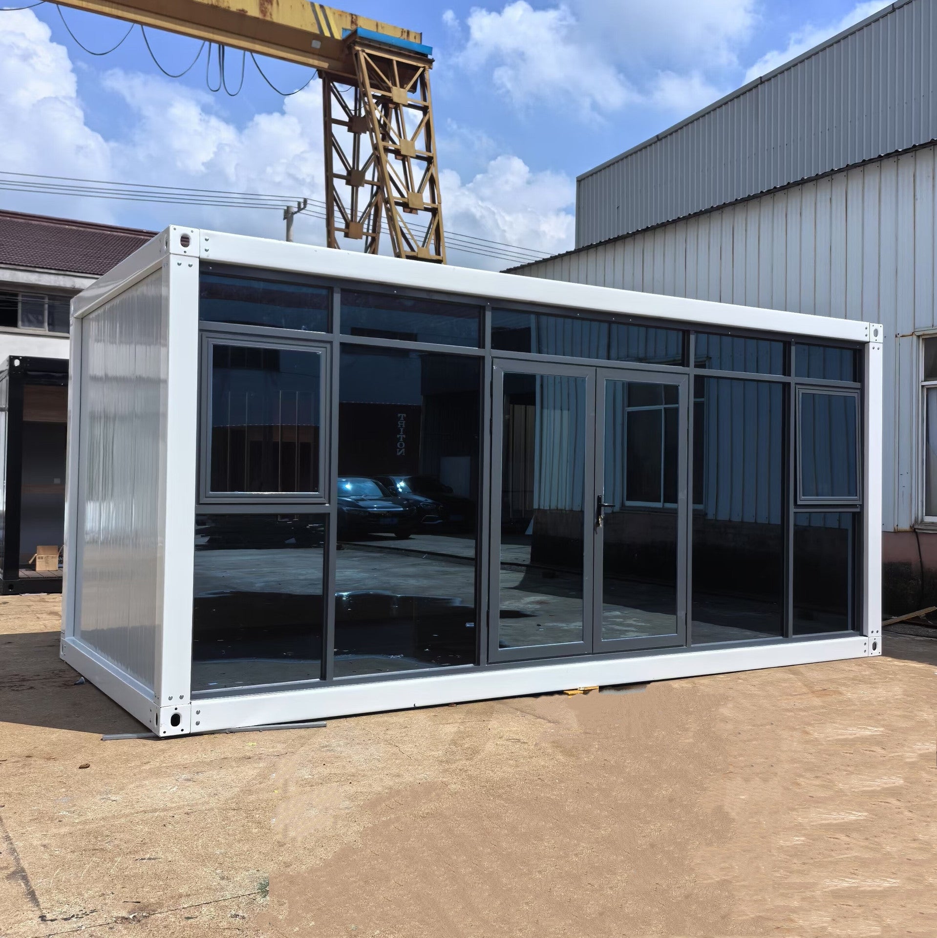 Fixed panoramic mobile office Modular Workspace - Customized Creative Container House