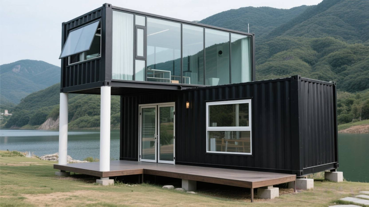 Flat Pack Container Hotel Durable Prefab Modular Solution - Customized Creative Container House