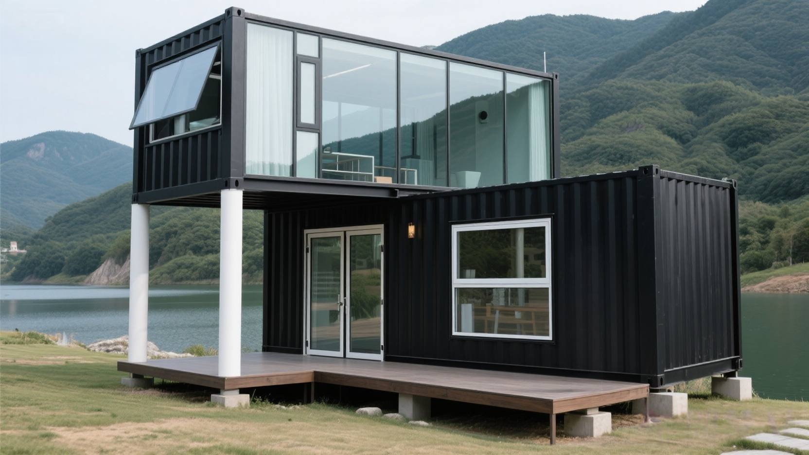 Flat Pack Container Hotel Durable Prefab Modular Solution - Customized Creative Container House